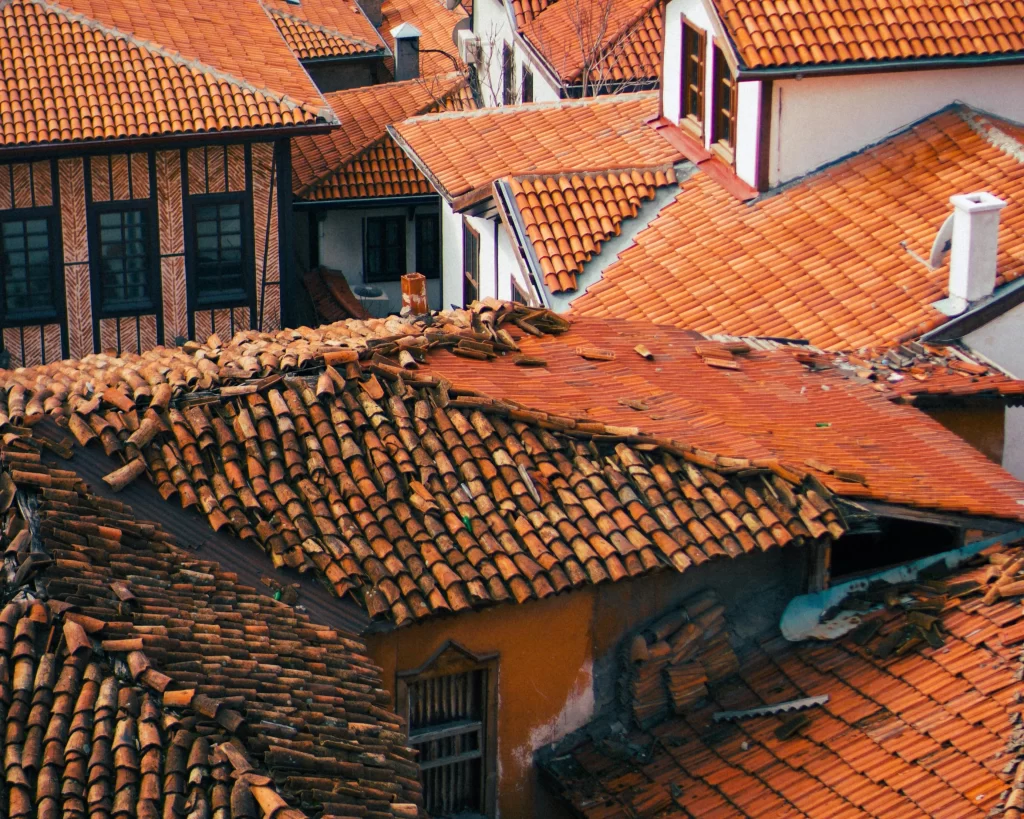 Faça inspeções visuais regulares para procurar sinais de danos, como telhas quebradas, faltantes ou soltas, bem como sinais de desgaste, como musgo ou líquenes