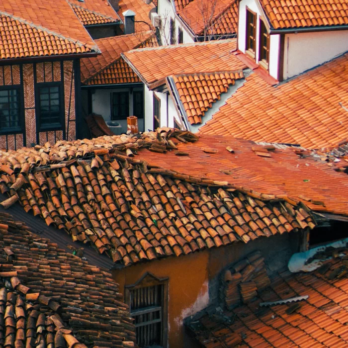 Faça inspeções visuais regulares para procurar sinais de danos, como telhas quebradas, faltantes ou soltas, bem como sinais de desgaste, como musgo ou líquenes
