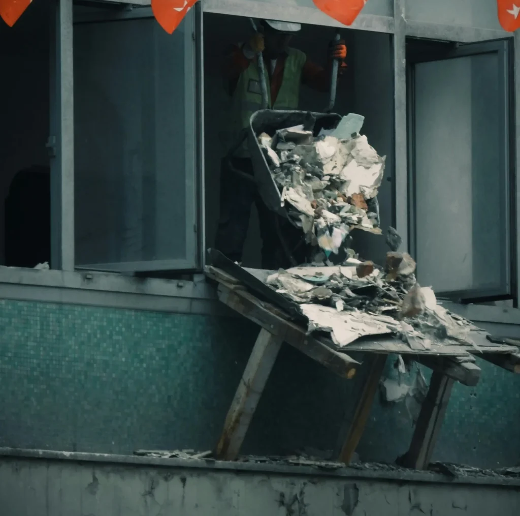 Resíduo de obra. Tendencia para 2026 será para um maior cuidado da limpeza e gestão de resíduo de obra.